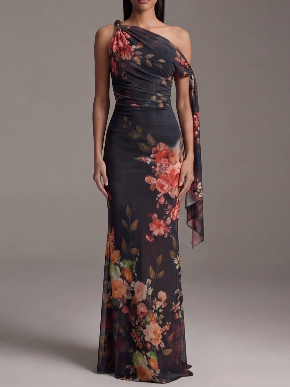 Tamsin | Elegant One-Shoulder Maxi Dress