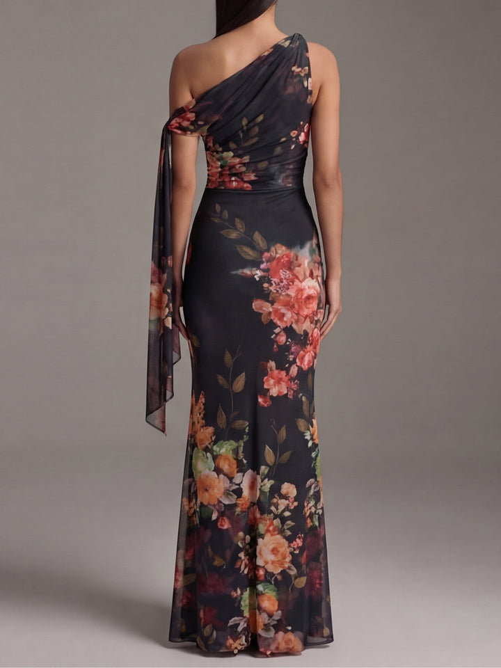 Tamsin | Elegant One-Shoulder Maxi Dress