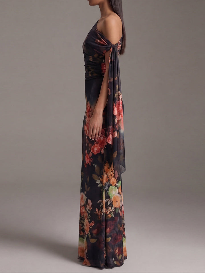 Tamsin | Elegant One-Shoulder Maxi Dress