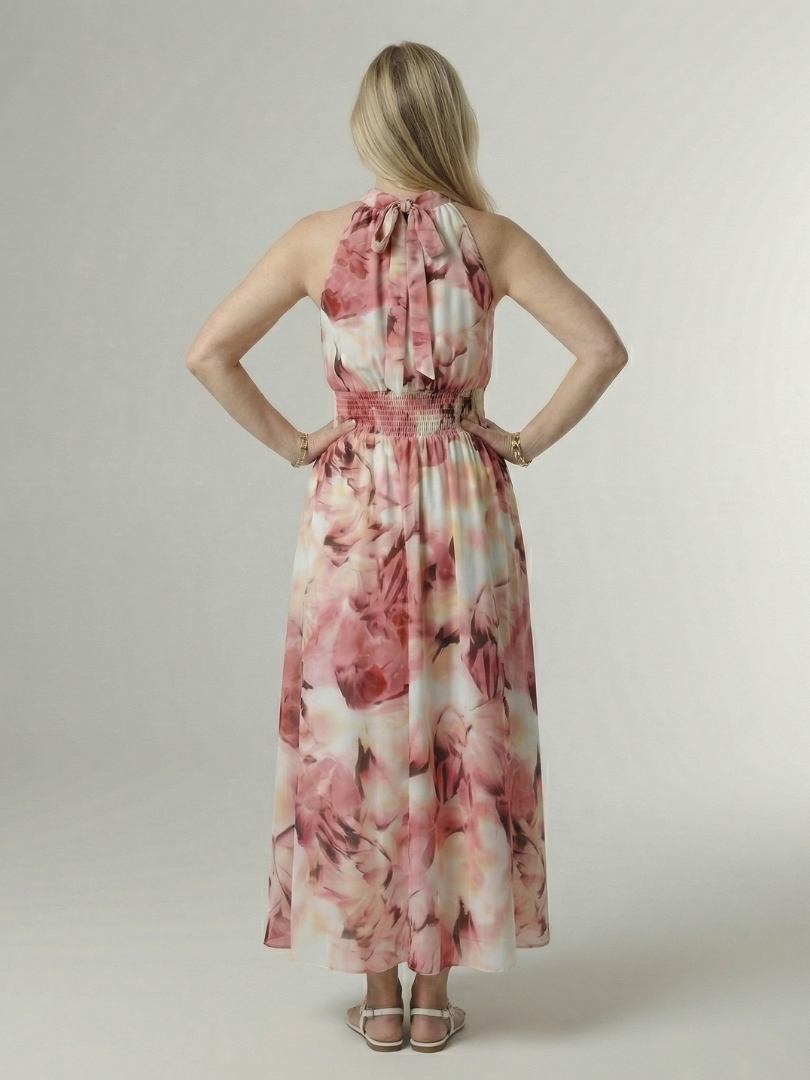SYLIN | HALTER MIDI DRESS FOR WOMEN