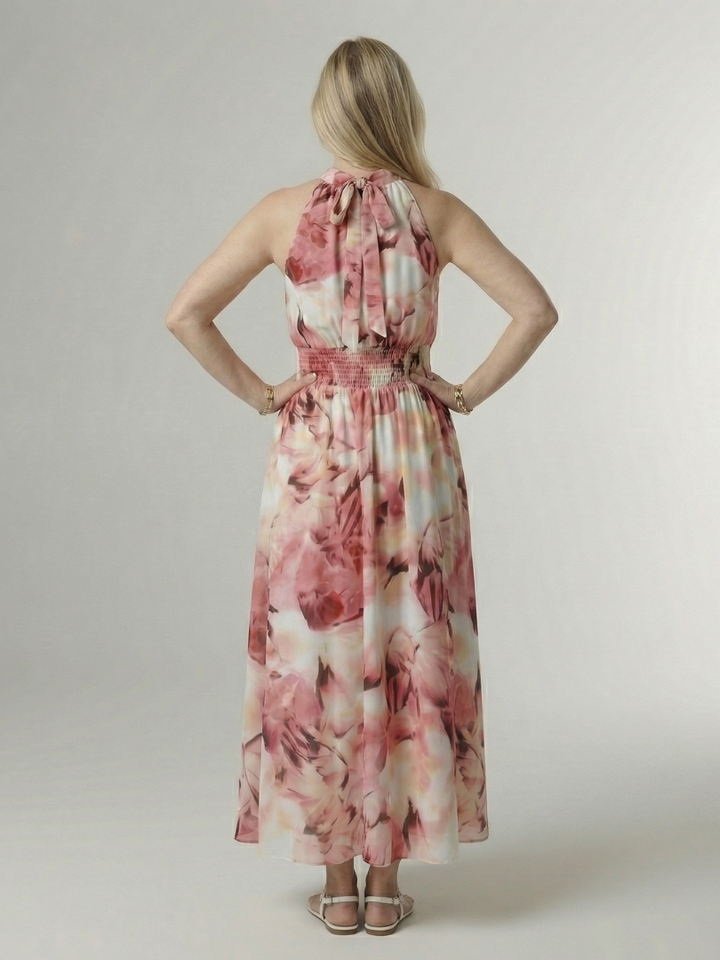 SYLIN | HALTER MIDI DRESS FOR WOMEN