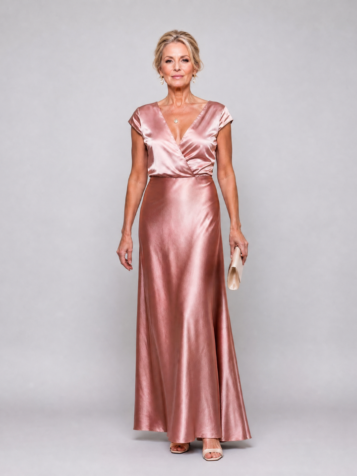 SAMOUSE | WRAP MAXI DRESS FOR WOMEN
