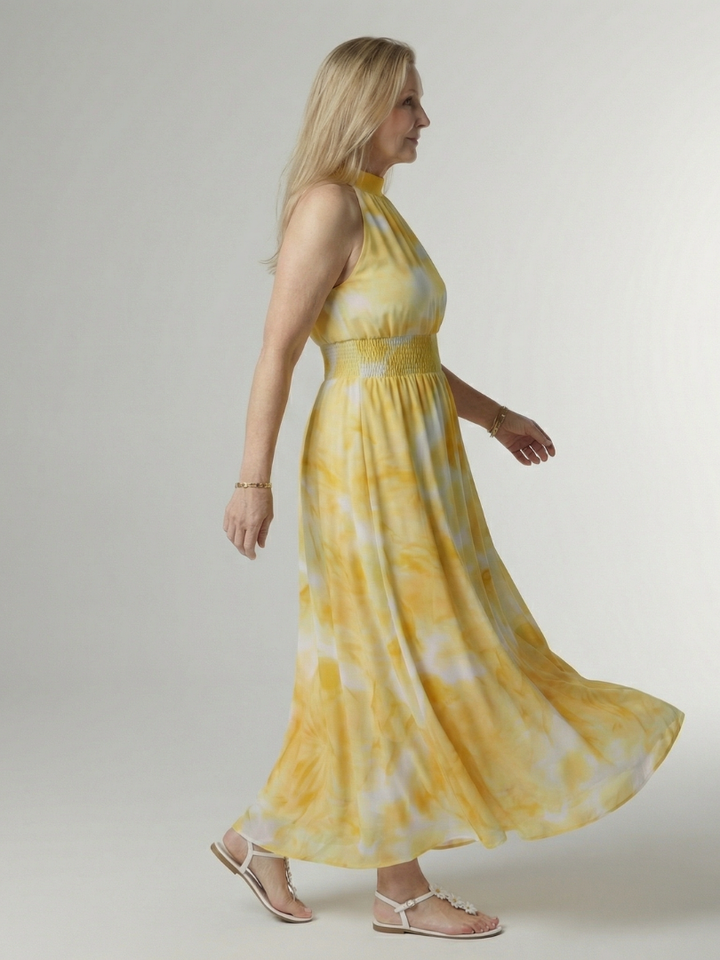 SYLIN | HALTER MIDI DRESS FOR WOMEN