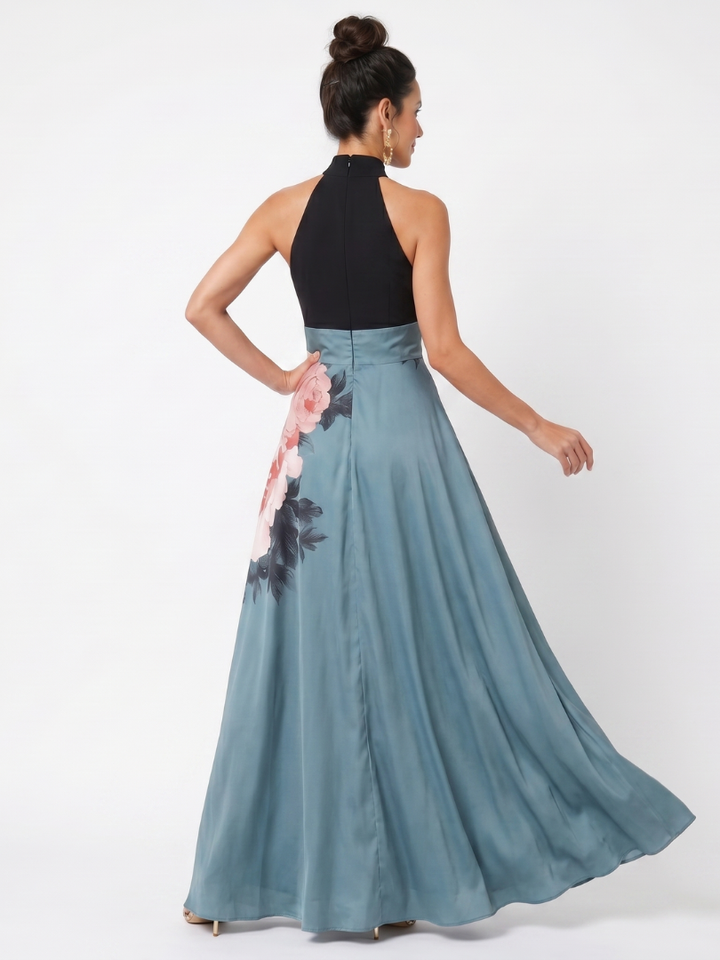 OLYMPAS | FLORAL MAXI DRESS FOR WOMEN