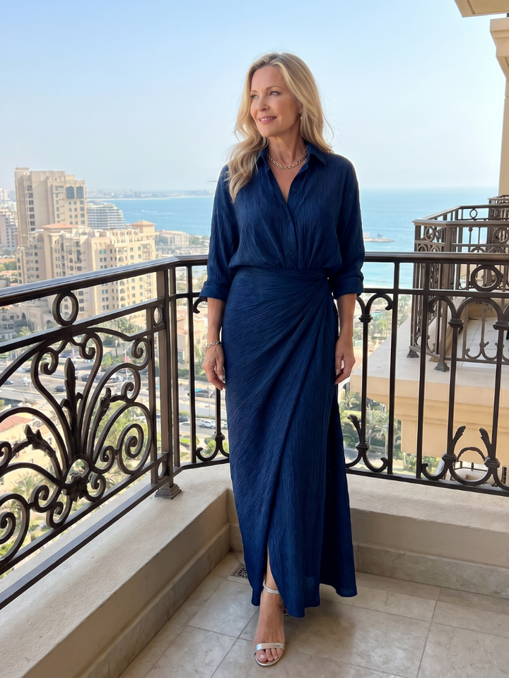 MIRQUE | LONG SLEEVE MAXI DRESS FOR WOMEN