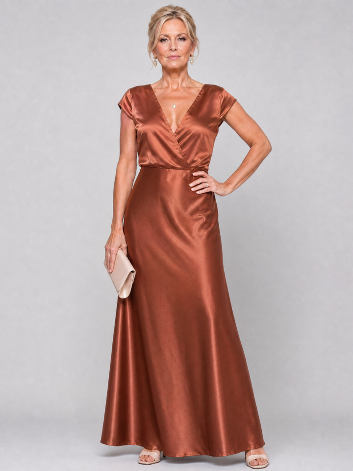 SAMOUSE | WRAP MAXI DRESS FOR WOMEN