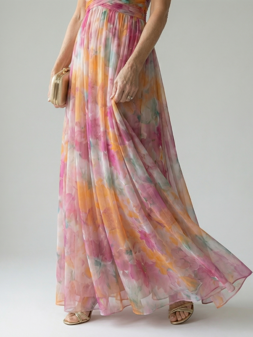 ISEL | WRAP MAXI DRESS FOR WOMEN
