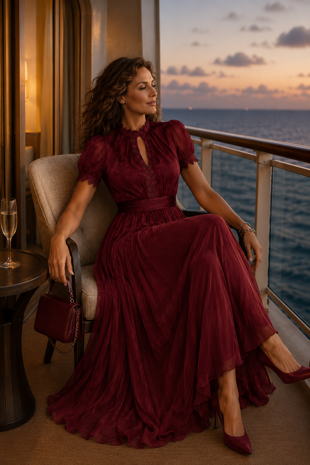 LESLEY | ELEGANT MIDI DRESS FOR WOMEN