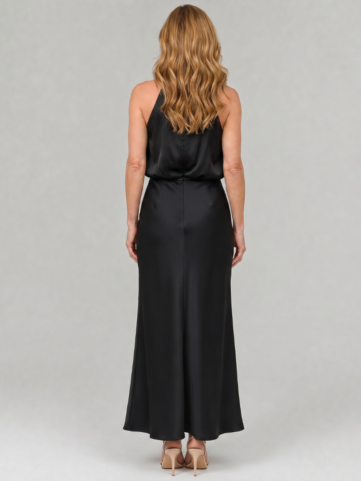 NOPAL | DRAPED MIDI DRESS FOR WOMEN