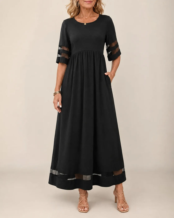 Aubrey™ – Flattering Tummy-Smoothing Midi Dress