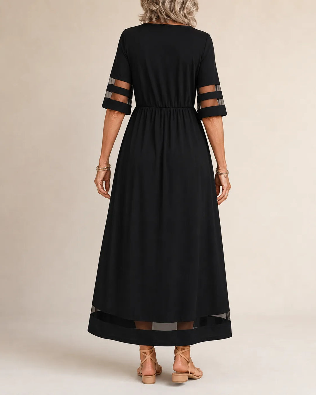 Aubrey™ – Flattering Tummy-Smoothing Midi Dress