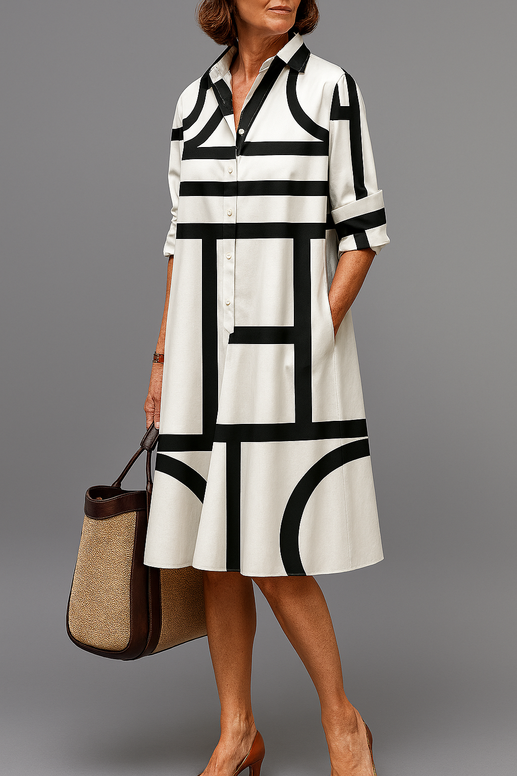 Women’s Elegant Midi Dress