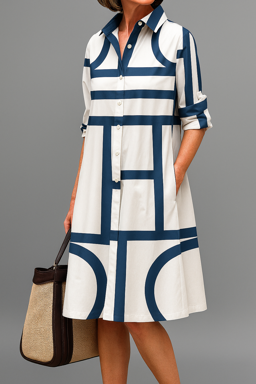 Women’s Elegant Midi Evening Dress